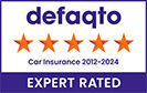 Defaqto 5* expert rated, applies to cover over £4000, Time Limited and Rabbit cover excluded.