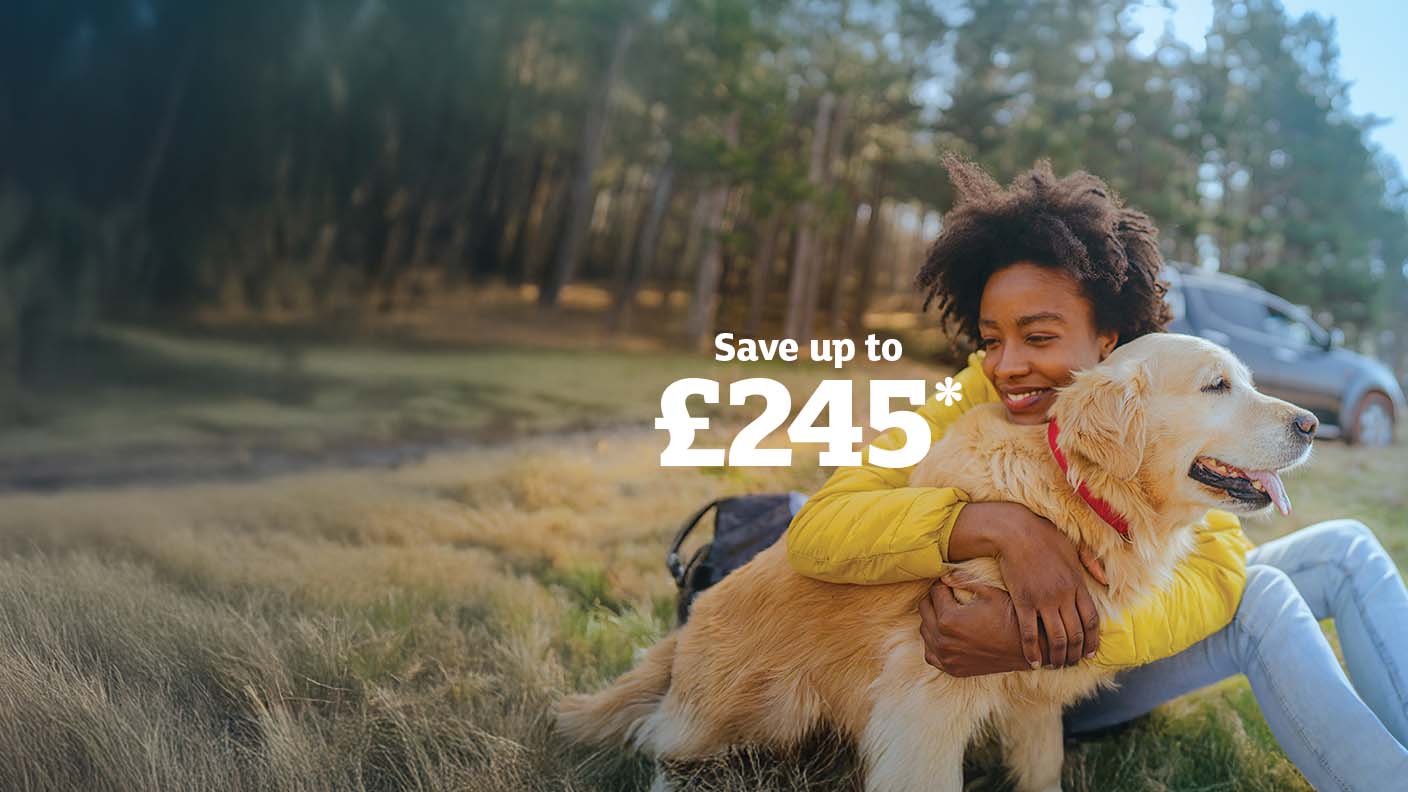 Save up to £283 on pet insurance