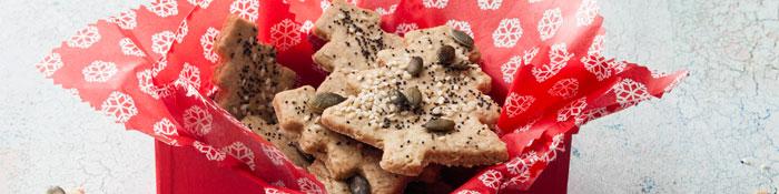 Christmas tree shaped cookies