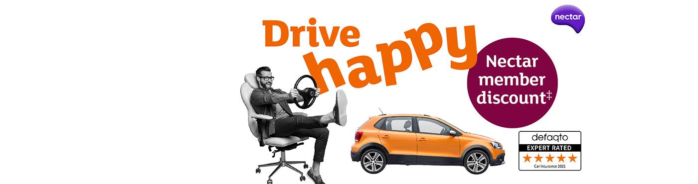 Sainsburys Bank Car Insurance - Drive Happy. Nectar member discount