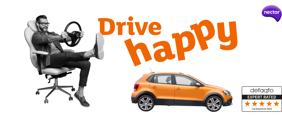 Sainburys Bank Car Insurance, Drive Happy